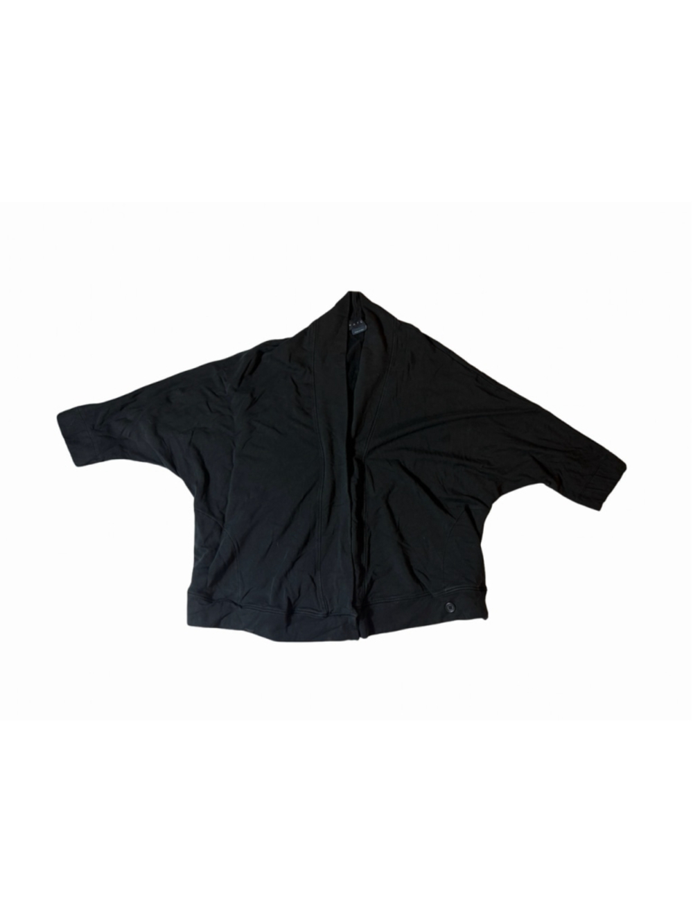 Hatch Women’s Black Nursing Scrub Top Tencel Stretch V Neck Long Sleeve